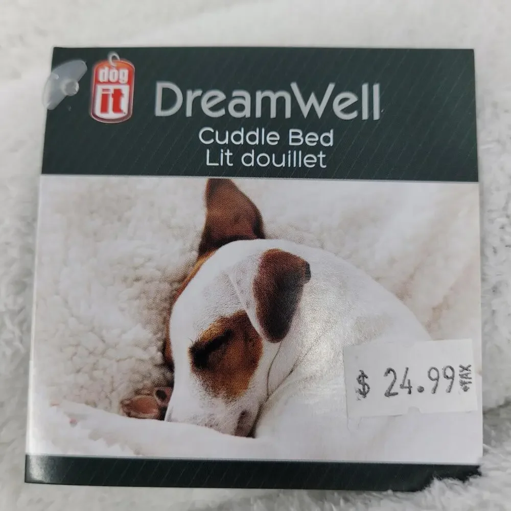 Dog It Hagen Dreamwell Cuddle Bed Round 22